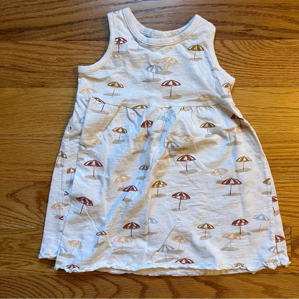 Little Co by Lauren Conrad beach umbrella print dress size 3T